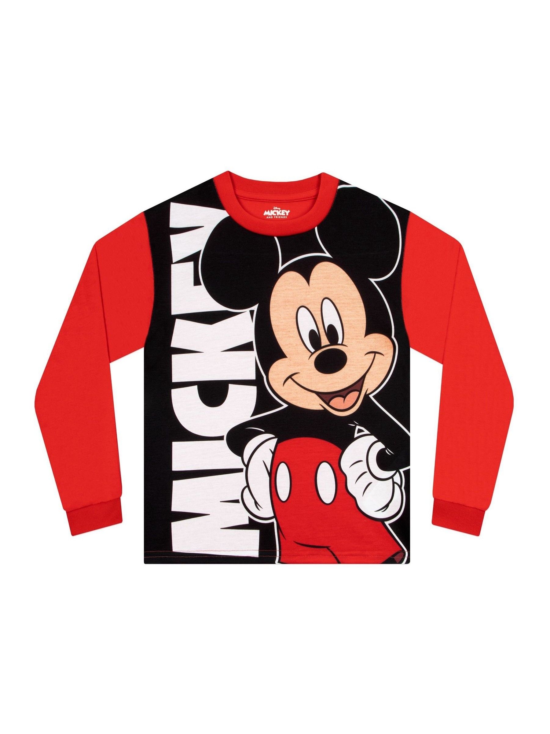 Buy Character Red Mickey Mouse Long Pyjamas Set from the Next UK