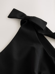 Schwarz - Schleifen-Schulter Wide-Leg Occasion-Jumpsuit - Bild 6 von 7