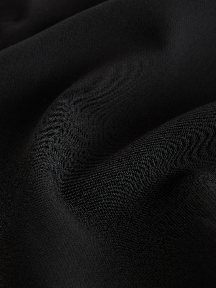 Schwarz - Schleifen-Schulter Wide-Leg Occasion-Jumpsuit - Bild 7 von 7