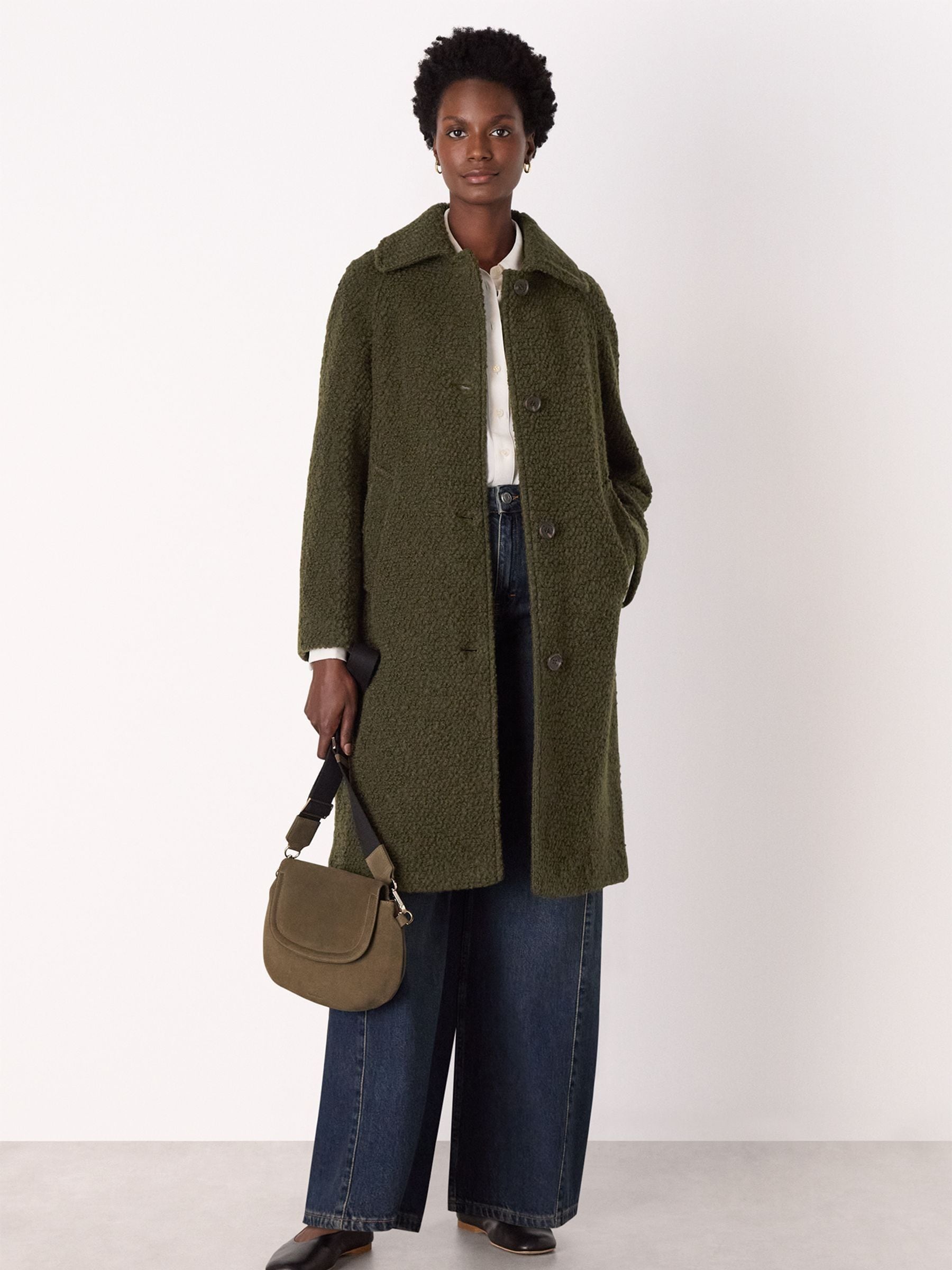 Comprar Verde - Casaco Romy Boucle da Whistles from Next Brazil