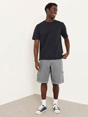 FatFace Alton Black Heavyweight Relaxed Fit T-Shirt - Image 3 of 6