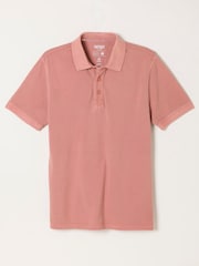 FatFace Pink Short Sleeve Pique Polo - Image 6 of 6