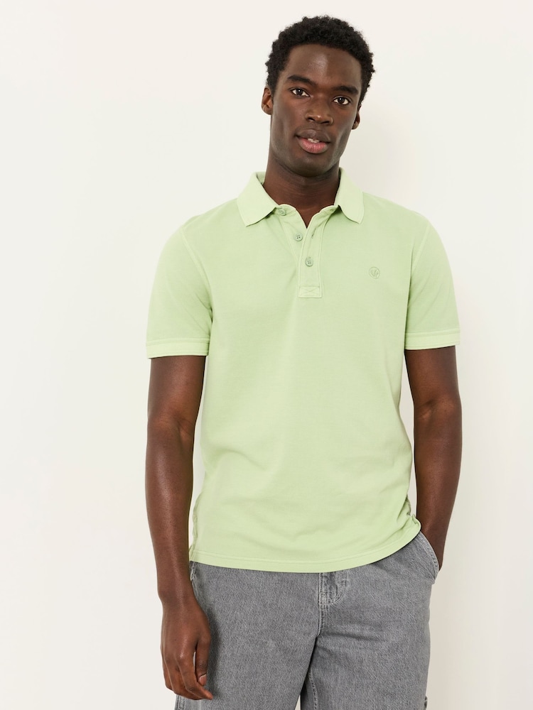 FatFace Mint Green Short Sleeve Pique Polo - Image 1 of 5