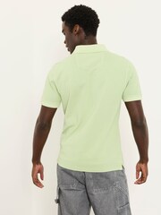 FatFace Mint Green Short Sleeve Pique Polo - Image 2 of 5