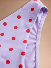 Cath Kidston Purple Polka Dot Bikini Bottoms - Image 5 of 7