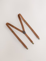 Tan Brown Slim Heritage Braces - Image 1 of 3