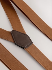 بني فاتح بني - Slim Heritage Braces - Image 5 of 6