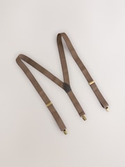 Brown Herringbone Heritage Braces - Image 4 of 6