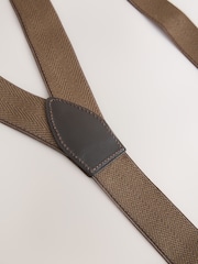 Brown Herringbone Heritage Braces - Image 5 of 6