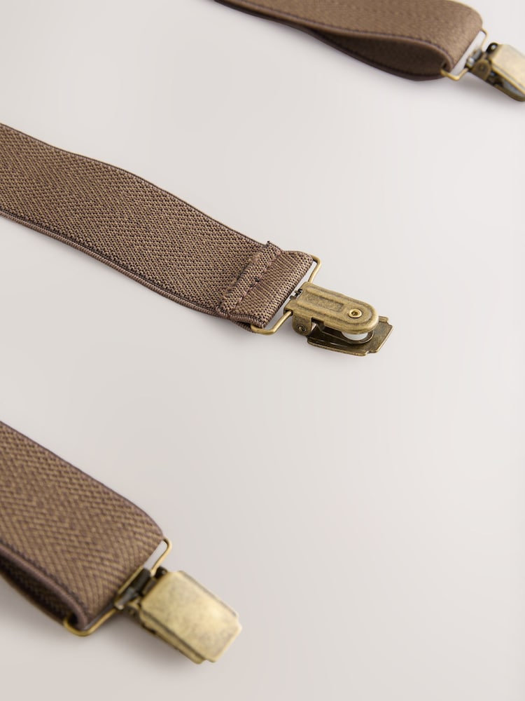 Brown Herringbone Heritage Braces - Image 6 of 6