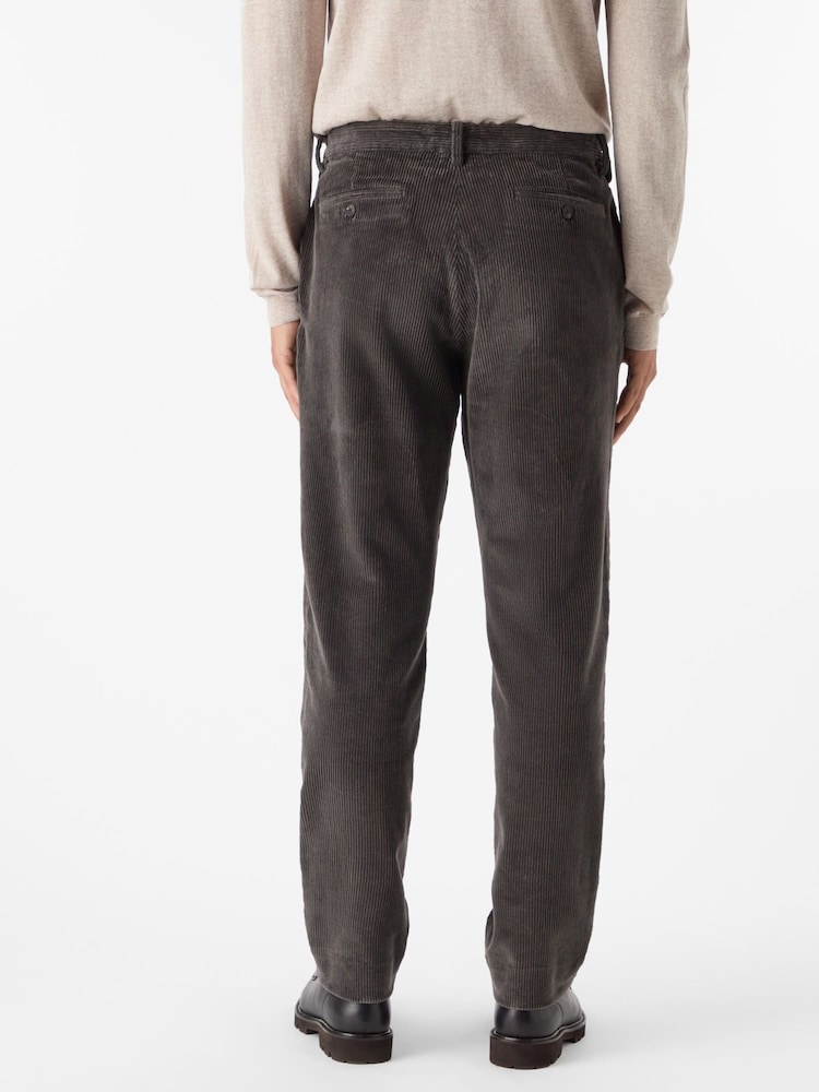 Oliver Sweeney Grey Cotton Corduroy Trousers - Image 2 of 5 Oliver Sweeney Grey Cotton Corduroy Trousers - Image 2 of 5