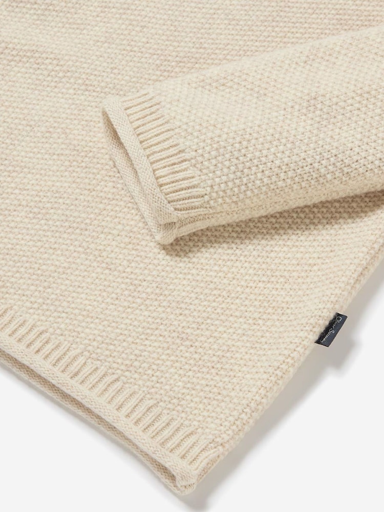 Oliver Sweeney Blue Lambswool Mock Neck Jumper - Image 5 of 5 Oliver Sweeney Blue Lambswool Mock Neck Jumper - Image 5 of 5