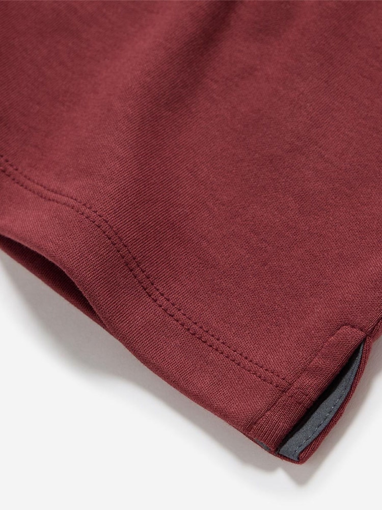 Oliver Sweeney Red Classic Fit 240gsm Cotton Jersey T-Shirt - Image 5 of 5