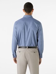 Oliver Sweeney Grey Brushed Cotton Shirt - Image 2 of 5