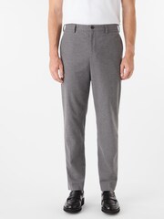 Oliver Sweeney Grey 32" Leg-length Cotton Flannel Trousers - Image 1 of 5