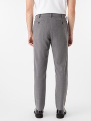 Oliver Sweeney Grey 32" Leg-length Cotton Flannel Trousers - Image 2 of 5