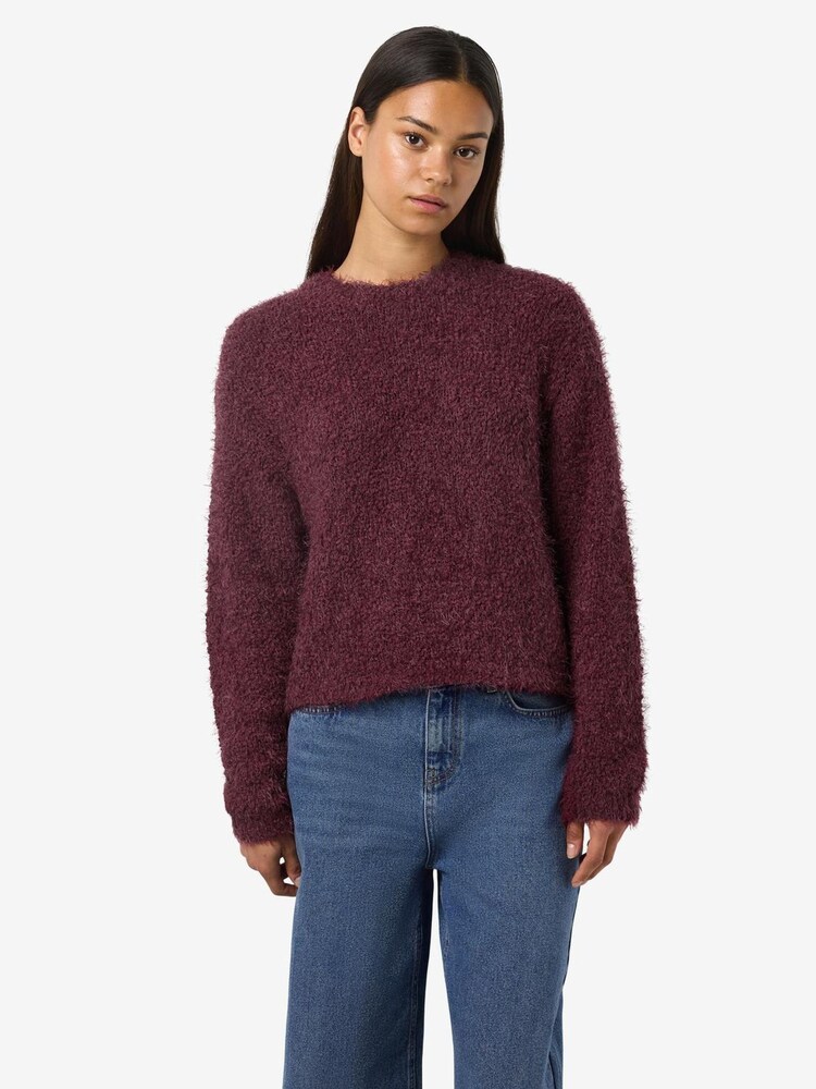 NOISY MAY Purple Knitted Jumper - Image 1 of 5