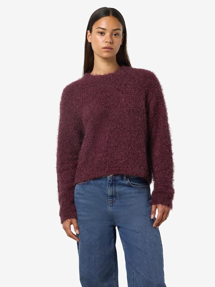 NOISY MAY Purple Knitted Jumper - Image 2 of 5
