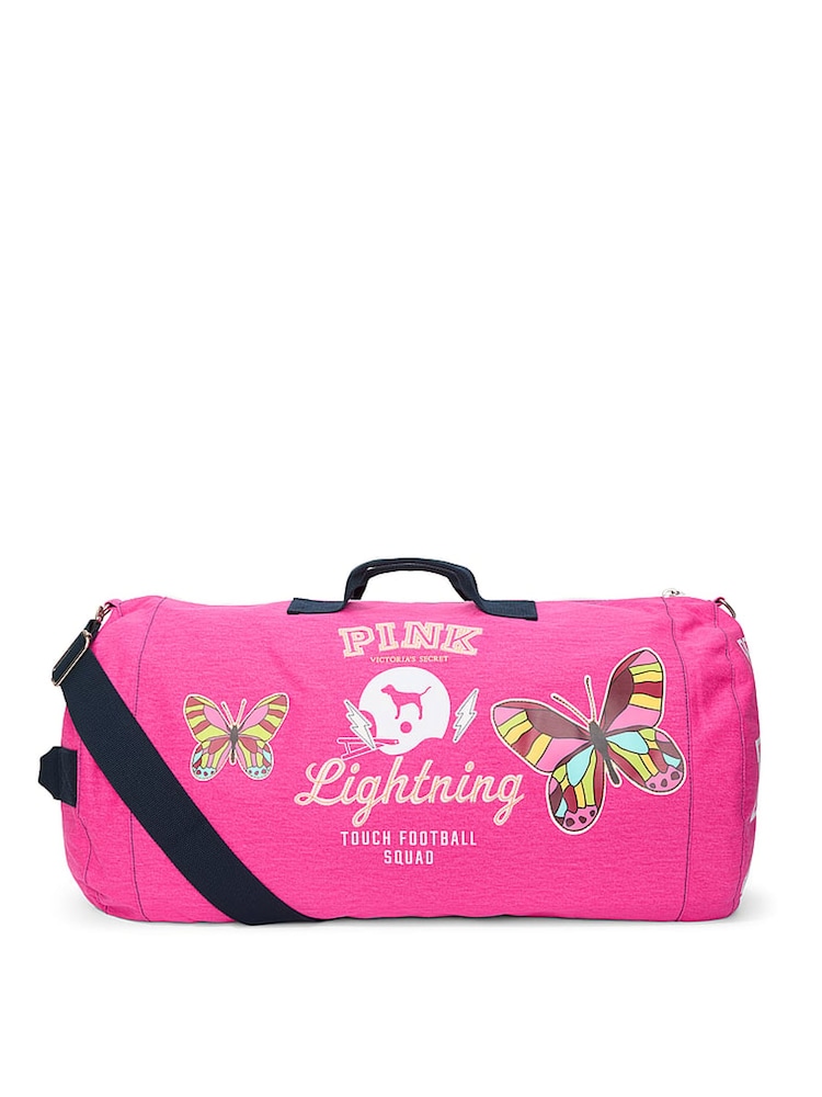 Victoria's Secret Pink Pink Gossip Large Duffle Bag - Image 1 of 3 Victoria's Secret Pink Pink Gossip Large Duffle Bag - Image 1 of 3