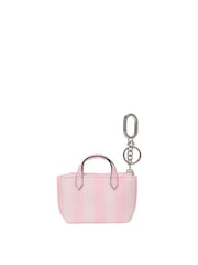 Victoria's Secret Pink Iconic Stripe Mini Travel Tote Bag Charm - Image 2 of 3
