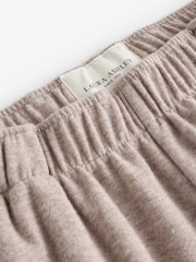 Laura Ashley Oatmeal Marl Lounge Knit Trousers - Image 8 of 9