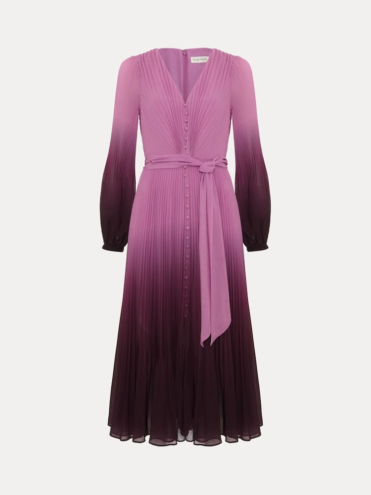 Phase Eight Purple Mira Ombre Dress - Image 1 of 1 Phase Eight Purple Mira Ombre Dress - Image 1 of 1