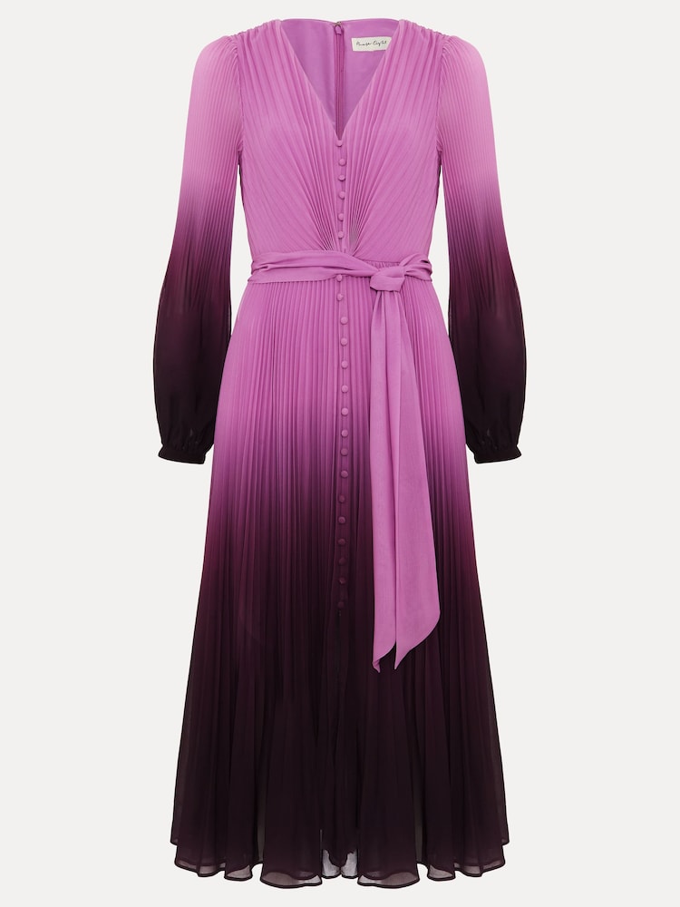 Phase Eight Purple Mira Ombre Dress - Image 13 of 13 Phase Eight Purple Mira Ombre Dress - Image 13 of 13