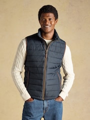 Joules Navy Heritage Padded Gilet - Image 1 of 10