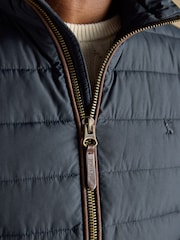 Joules Navy Heritage Padded Gilet - Image 3 of 10