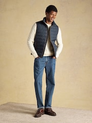 Joules Navy Heritage Padded Gilet - Image 4 of 10