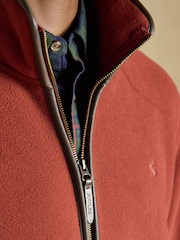 Joules Heritage Fleece Brick Zip Through - Image 6 of 10