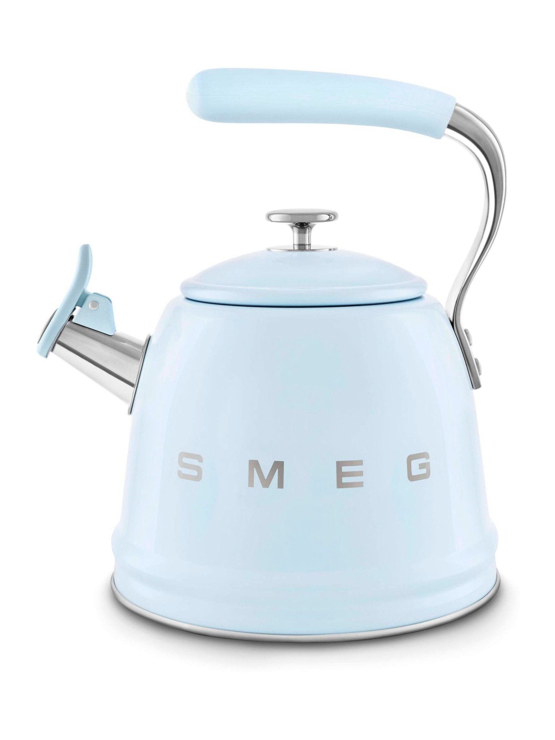 Smeg Whistling Kettle for Hobs, Stainless Steel, 2.3 liters, Pastel Blue | Size: A - Image 14
