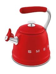 Smeg Red 50’s Style Whistling Kettle 2.3L - Image 4 of 8