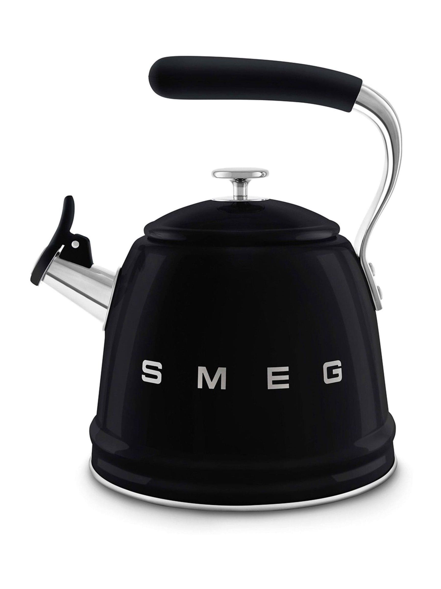 Smeg WKF01BL Whistling Kettle for Hobs, Stainless Steel, 2.3 liters, Black | Size: A - Image 10