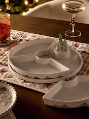 Set of 3 Natural Gingerbread Nibble Bowls and Serving Tray - Image 3 of 7