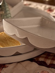 Set of 3 Natural Gingerbread Nibble Bowls and Serving Tray - Image 5 of 7