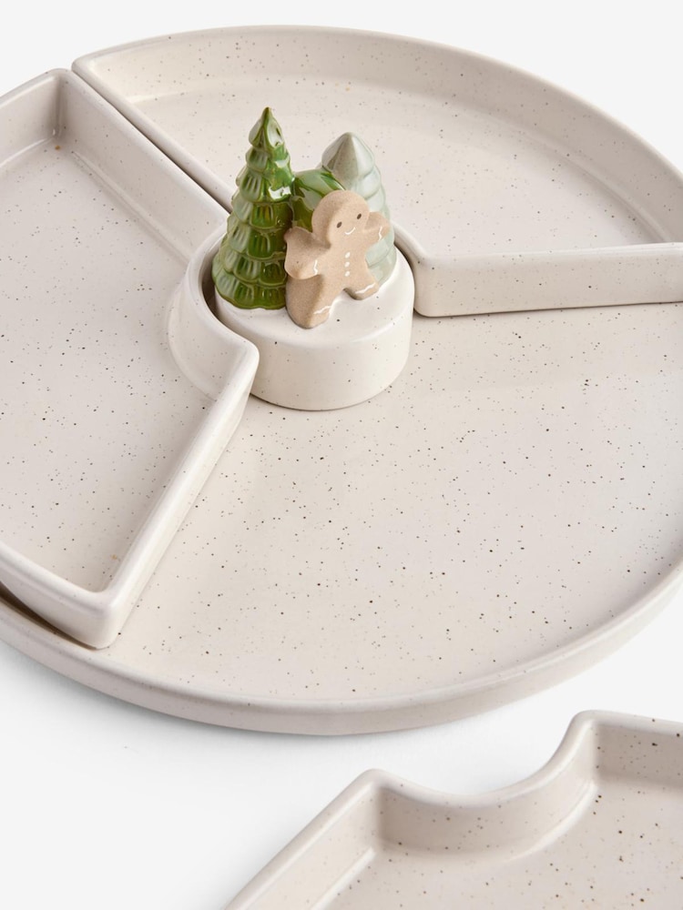 Set of 3 Natural Gingerbread Nibble Bowls and Serving Tray - Image 7 of 7