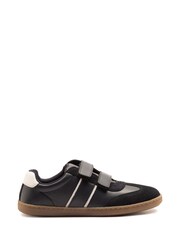 Off The Hook Blue Jenkins Suede Leather Velcro Casual Fastening Trainers Shoes - Image 2 of 6