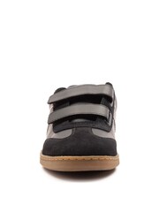 Off The Hook Blue Jenkins Suede Leather Velcro Casual Fastening Trainers Shoes - Image 4 of 6