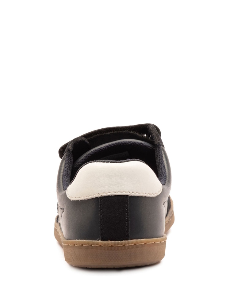 Off The Hook Blue Jenkins Suede Leather Velcro Casual Fastening Trainers Shoes - Image 6 of 6