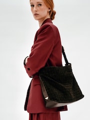 Apatchy Black The Holly Suede Bag - Image 1 of 5