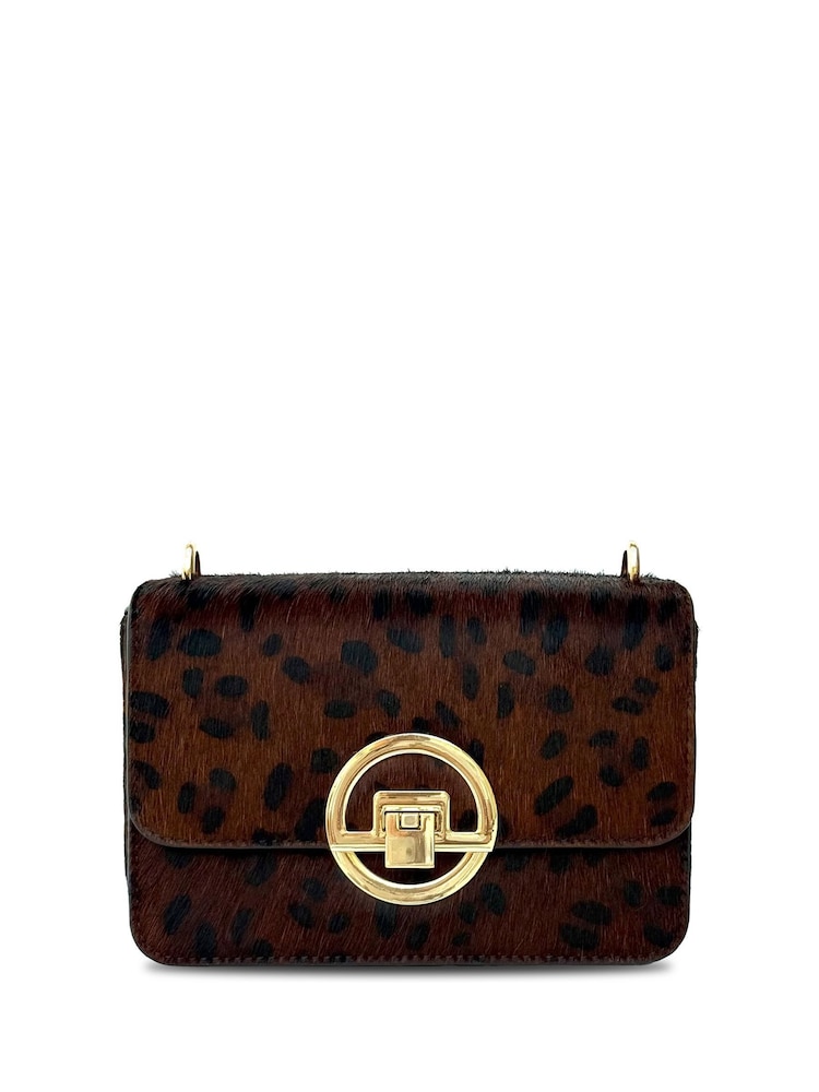 Apatchy Animal The Tilly Dark Leopard Hair-On Leather Bag - Image 2 of 6