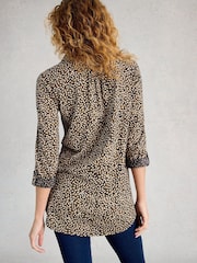 White Stuff Blue Annie Longline Shirt - Image 3 of 6