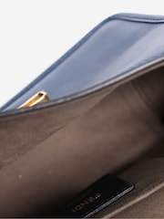 Sign of the Times Blue Leather Kan F Crossbody Bag - Image 9 of 10