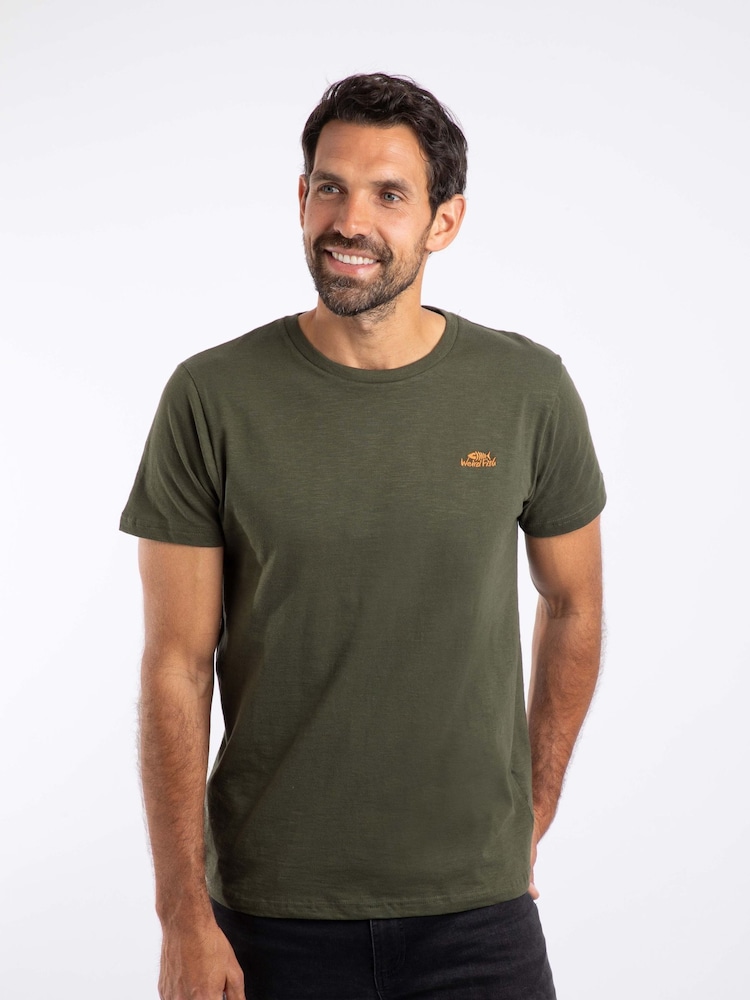 Weird Fish Green Fished Branded T-Shirt - Image 1 of 7 Weird Fish Green Fished Branded T-Shirt - Image 1 of 7