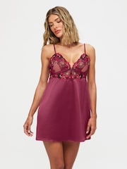 Ann Summers Red Shimmering Satin Chemise - Image 1 of 6