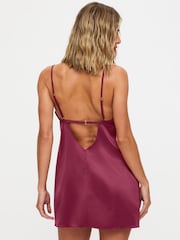 Ann Summers Red Shimmering Satin Chemise - Image 2 of 6