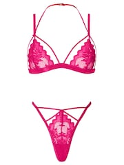 Ann Summers Pink Desirable Crotchless Set - Image 6 of 6