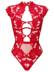 Ann Summers Red Enchant Lace and Mesh Body - Image 7 of 7