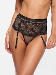 Ann Summers Black Entice Me Crotchless Set - Image 3 of 6